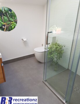 Tiled Shower using Tile Safe System