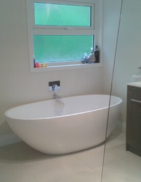 Muller finished bathroom